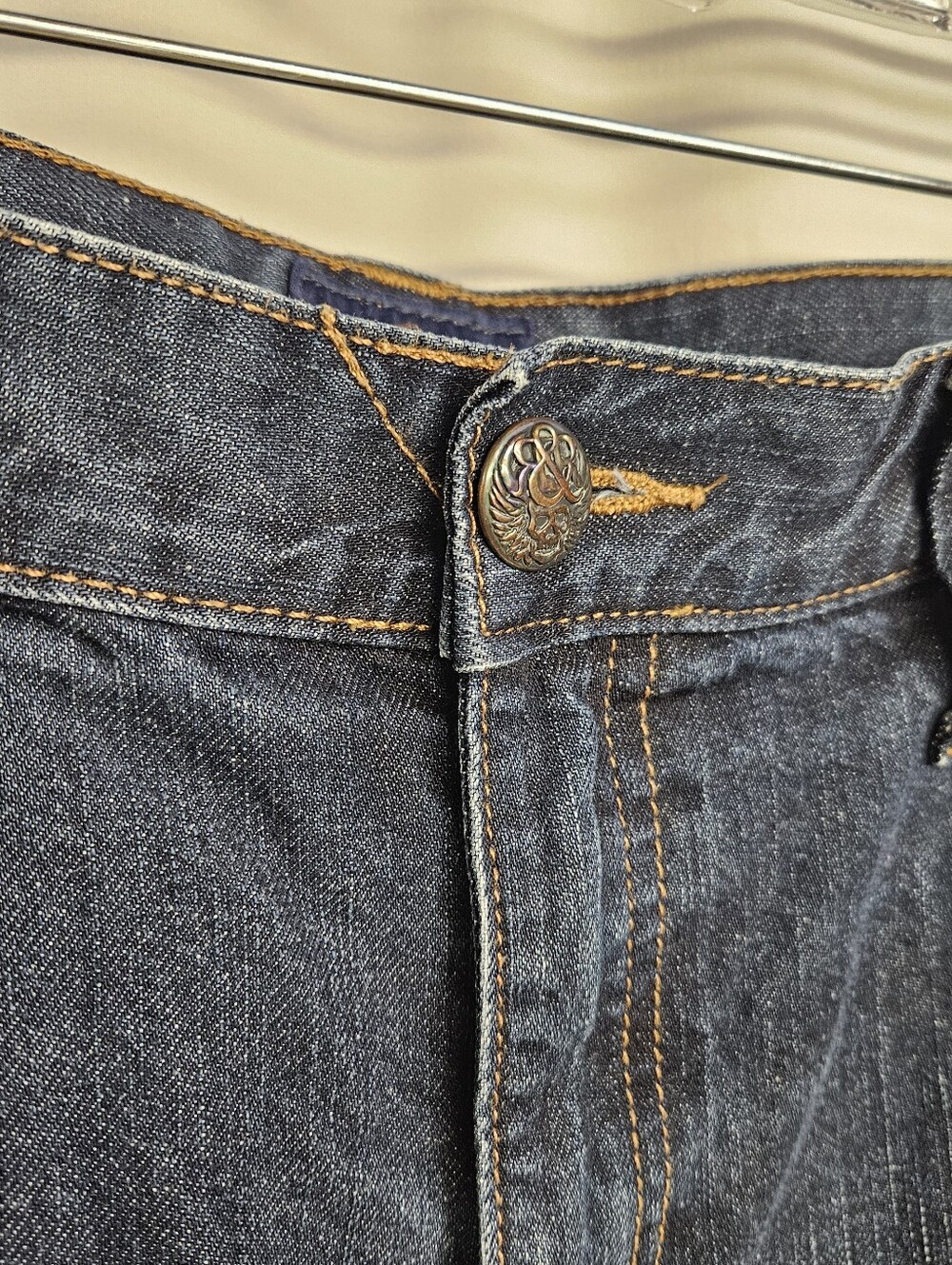 Rock & Republic Rigid Jeans Men’s 38 x 30 Dark Wash Blue Denim - Picture 12 of 12